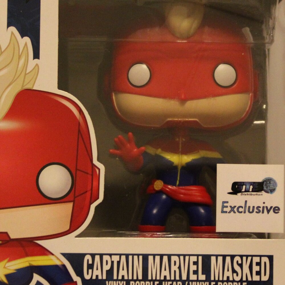 Funko Pop! - Marvel Captain Marvel Masked 154, Exclusive - Picture 3 of 4